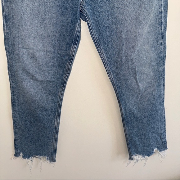 NWOT AGOLDE Riley High Rise Straight Crop in Haven 30 - Picture 8 of 9